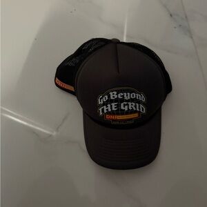 Black and Orange Men's Cap